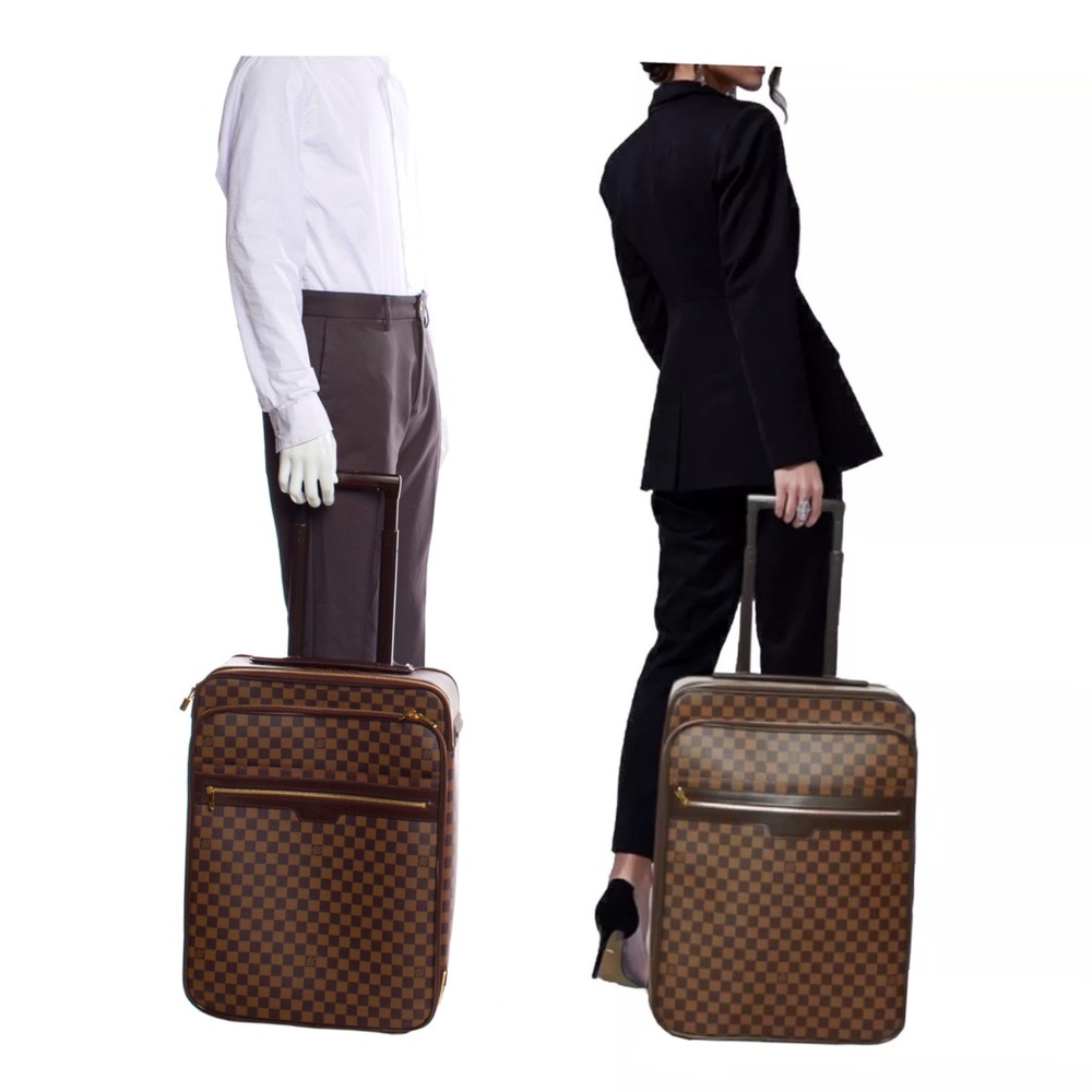 Louis Vuitton Pegase Business 55 “Pristine” Damier Ebene Suitcase Unisex Bag - Picture 3 of 14